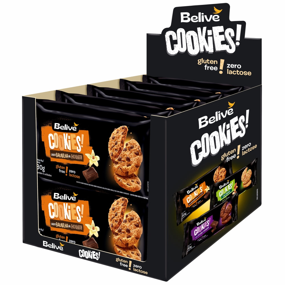 Gluten Free Vanilla Chocolate Cookies (Dairy Free, Box of 10)