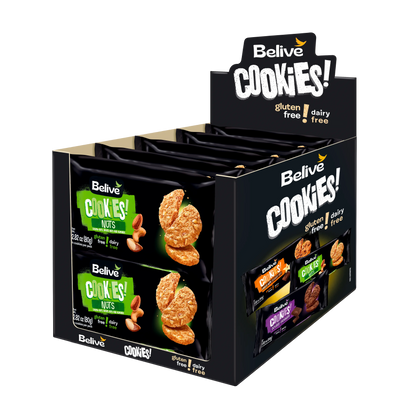 Gluten Free Nut Cookies (Dairy Free, Box of 10)