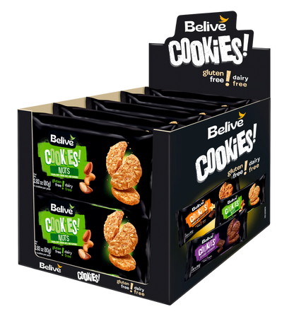 Gluten Free Nut Cookies (Dairy Free, Box of 10) - Belive be Free