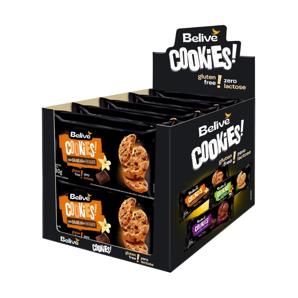 Gluten Free Vanilla Chocolate Cookies (Dairy Free, Box of 10)