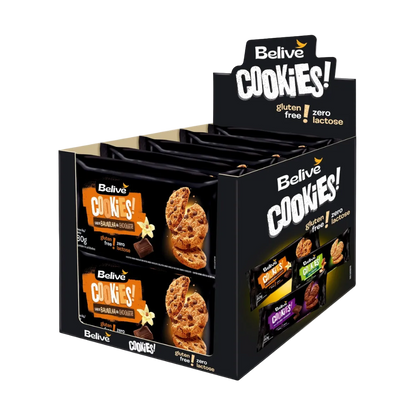 Gluten Free Vanilla Chocolate Cookies (Dairy Free, Box of 10)