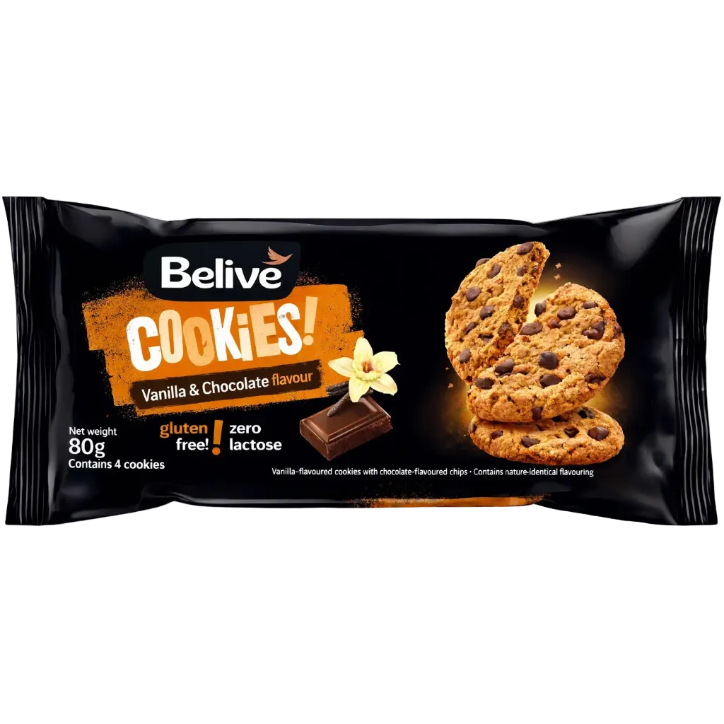 Gluten Free Vanilla Chocolate Cookies (Dairy Free, Box of 10) - Belive be Free